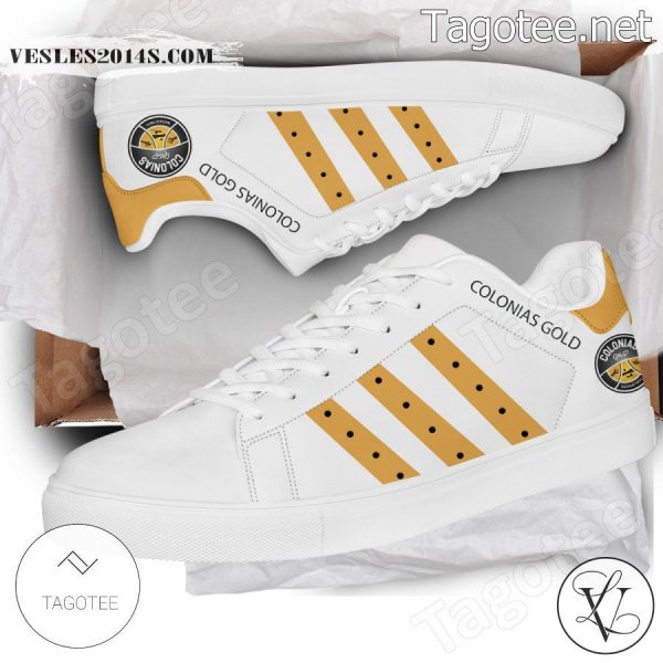 Colonias Gold Logo Stan Smith Shoes
