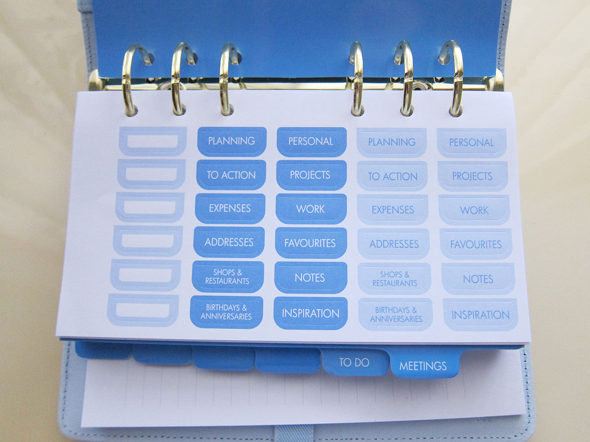 Kikki-K Ice Blue Planner