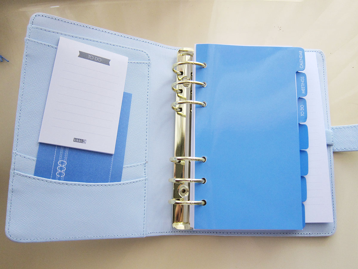 Kikki-K Ice Blue Planner