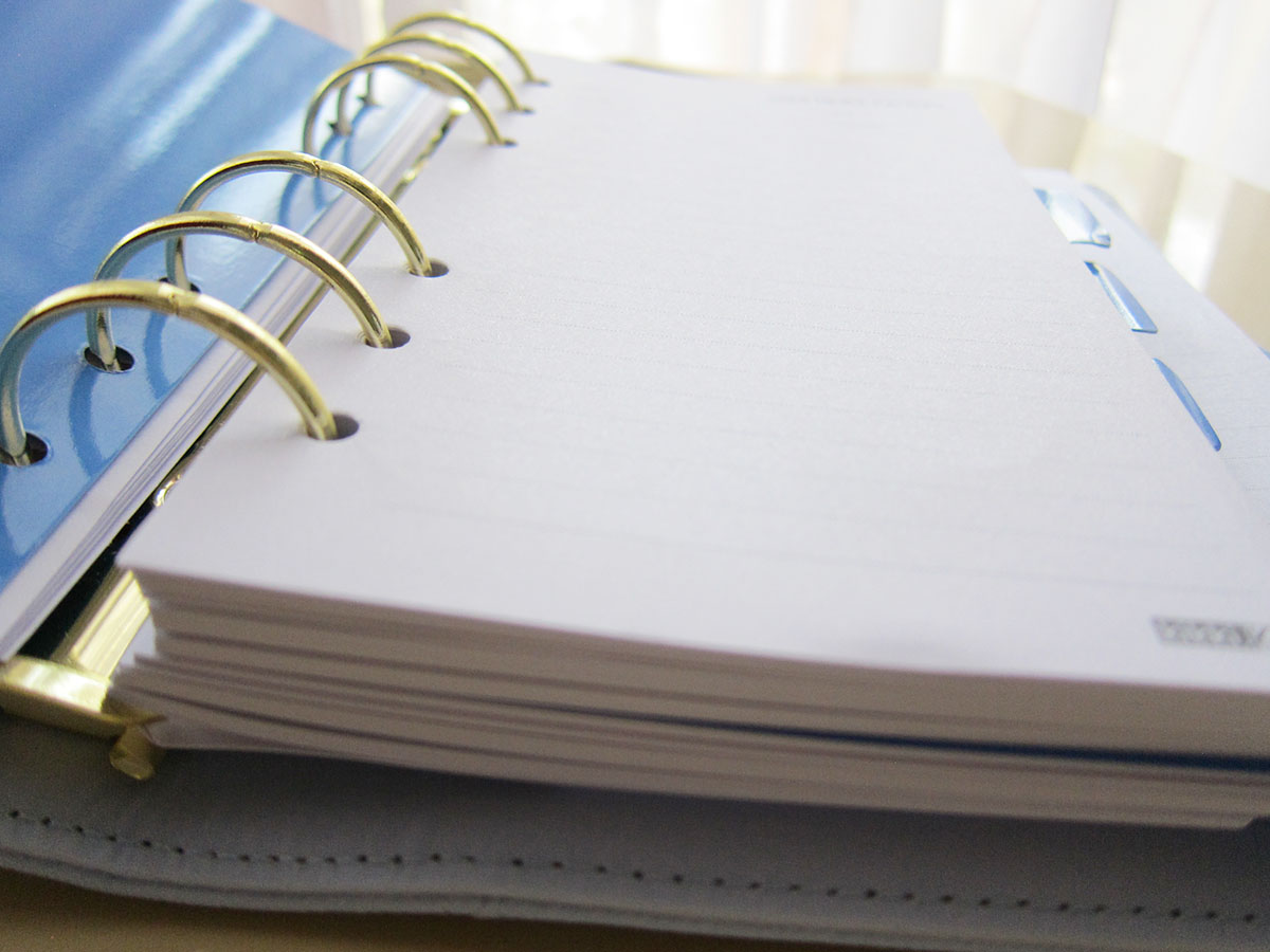 Kikki-K Ice Blue Planner